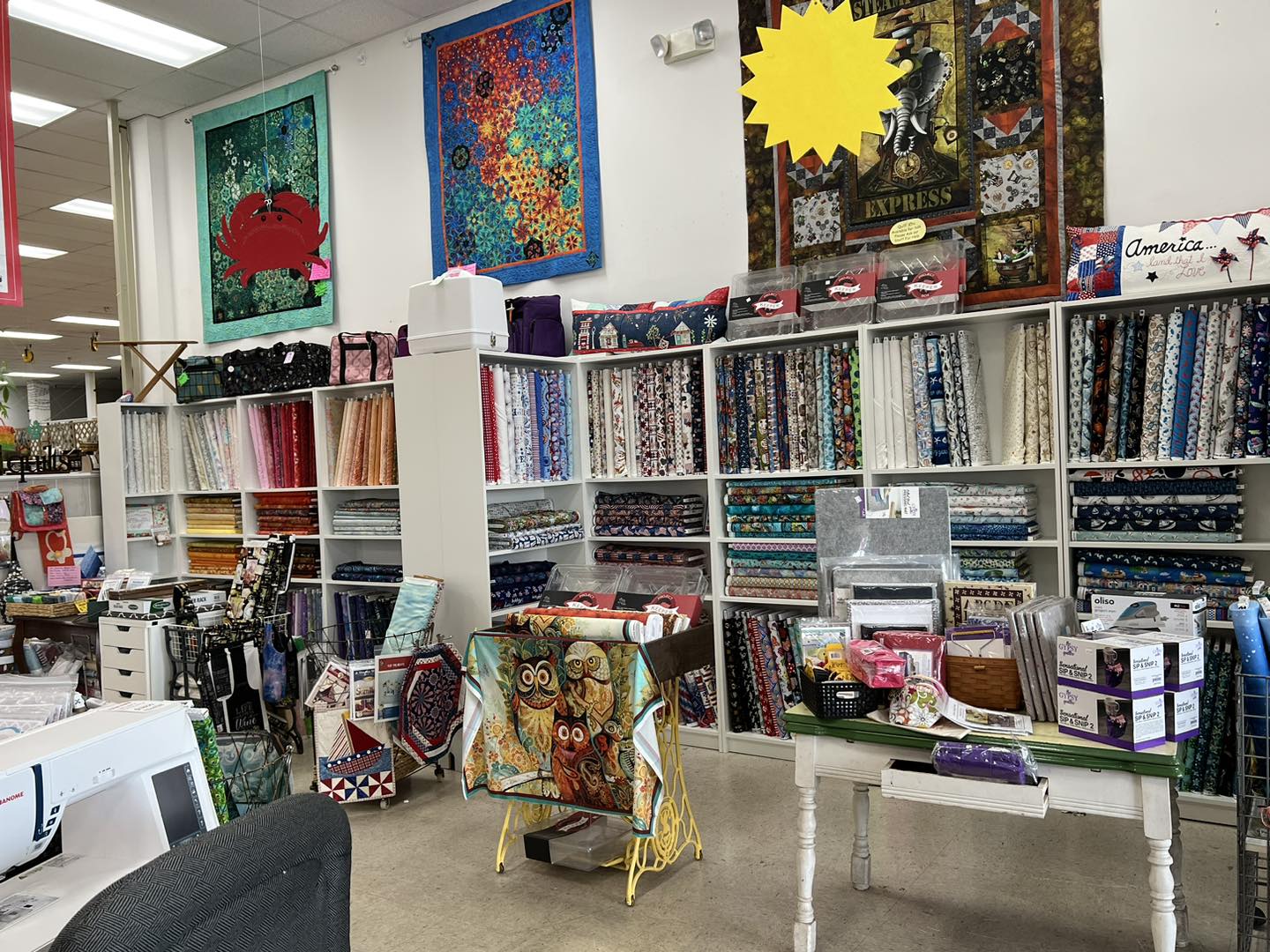 Delaware Sewing Centers shop inside