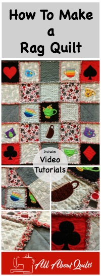 Pinterest pin Alice Rag Quilt